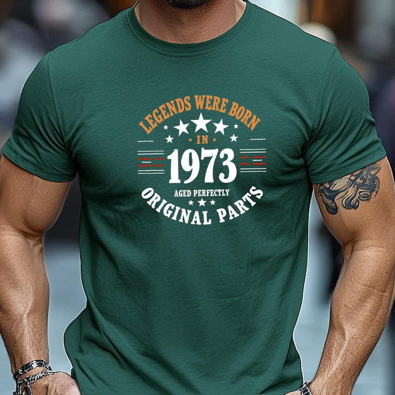 Men's Casual Crew Neck Short T-Shirt.