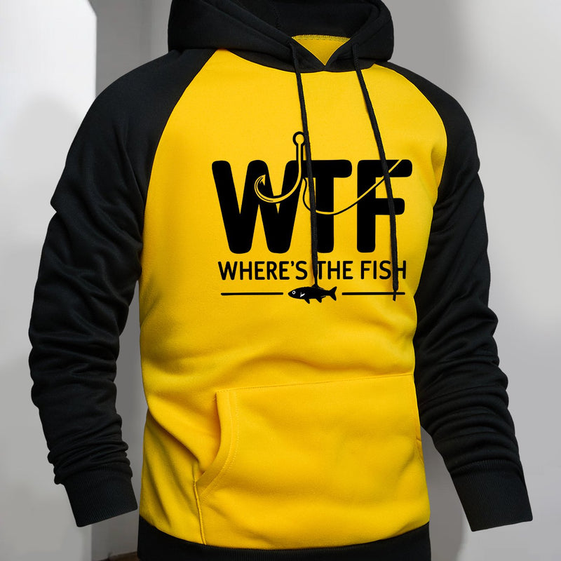 Men's Casual Hooded Sweatshirt.
