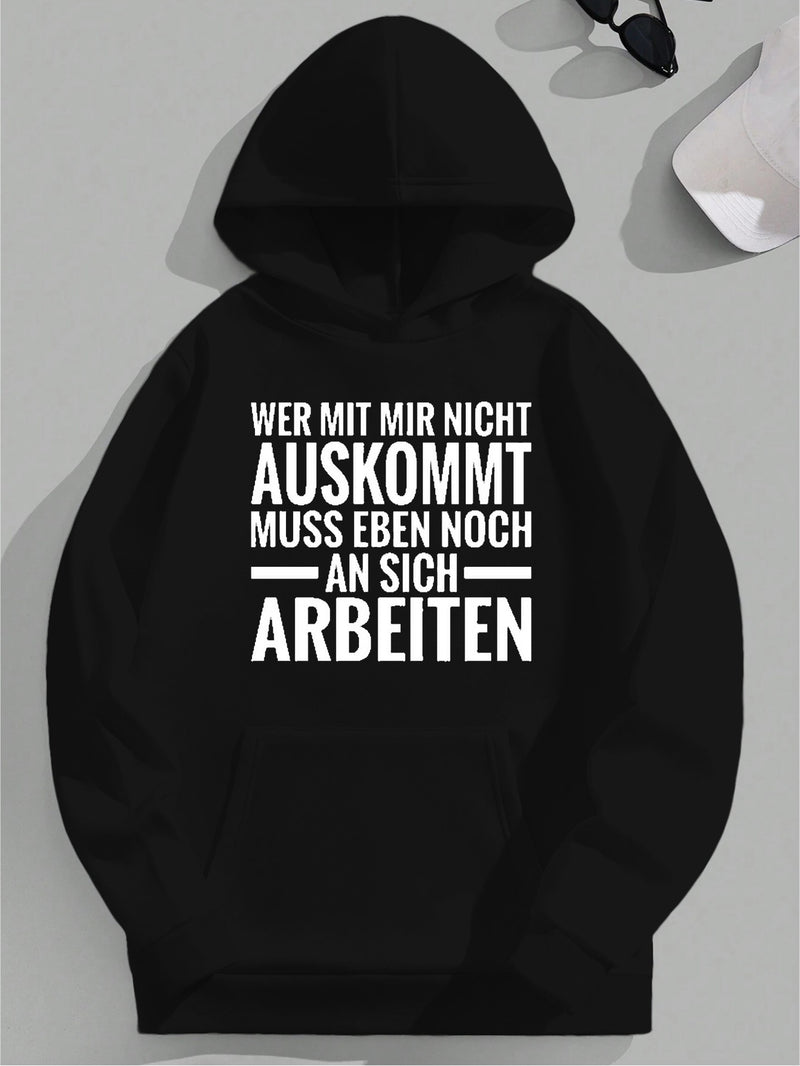 Men's Hooded Sweatshirt.