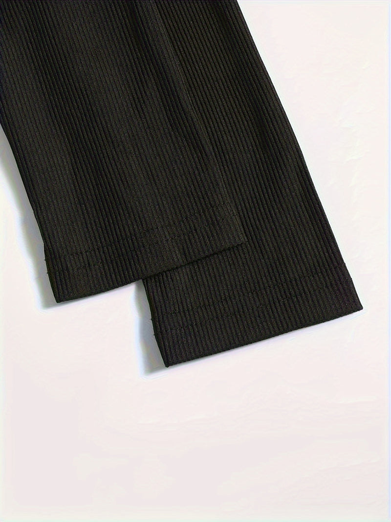 Women's Printed Chiffon High-Waist A-Line Skirt with Fashionable Tank Top.