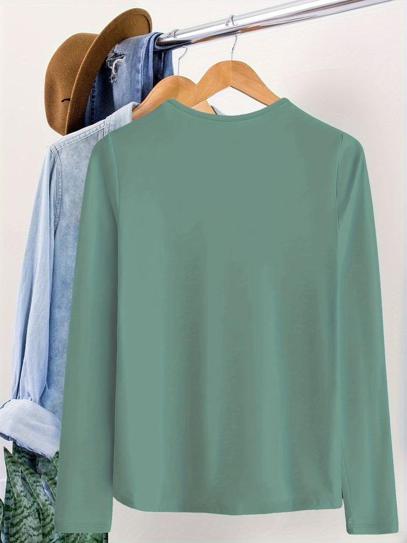 2pcs Autumn/Winter New V-Neck 100% Long Sleeve T-Shirts.