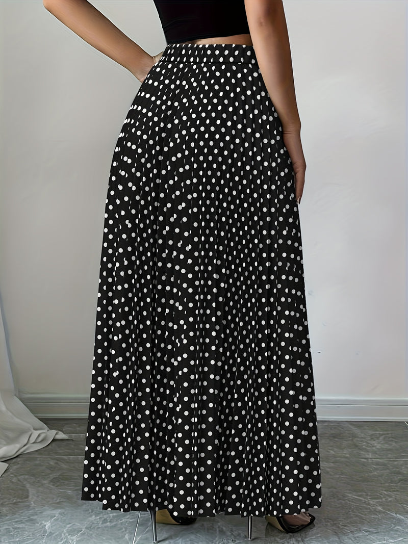 Elegant Women'S Midi Skirt, Long Skirt, Sun Pleats, Pleated Half Skirt.
