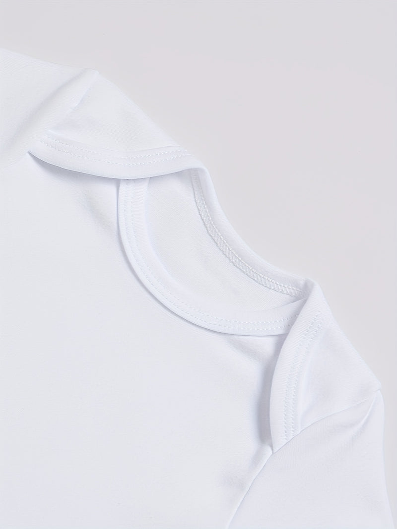 Children's Clothing Fun Letter Print Triangle Bodysuit.