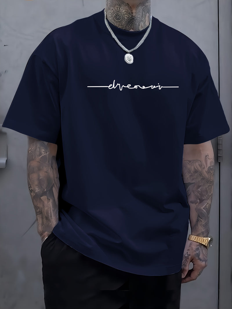 Men's Plus Size Short Sleeve T-Shirt.