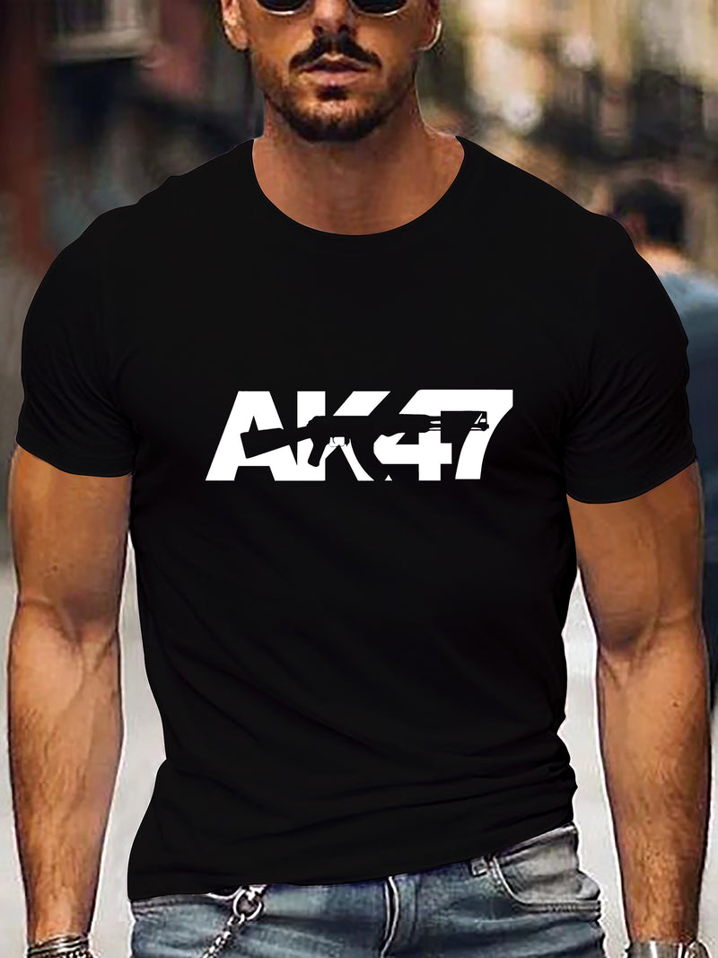 Men's Casual Short Sleeve T-Shirt.