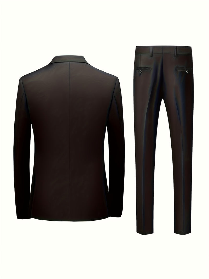 A Two-Piece Set, Stylish And High-Quality Business Suit for Men.