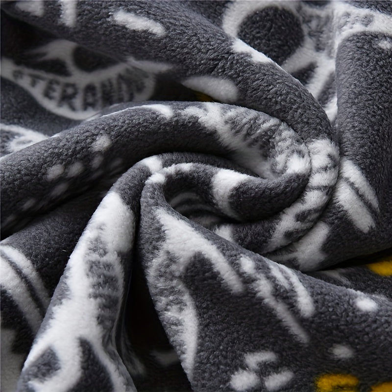 Boys' Cartoon Dinosaur Print Fleece Jacket Autumn/Winter.