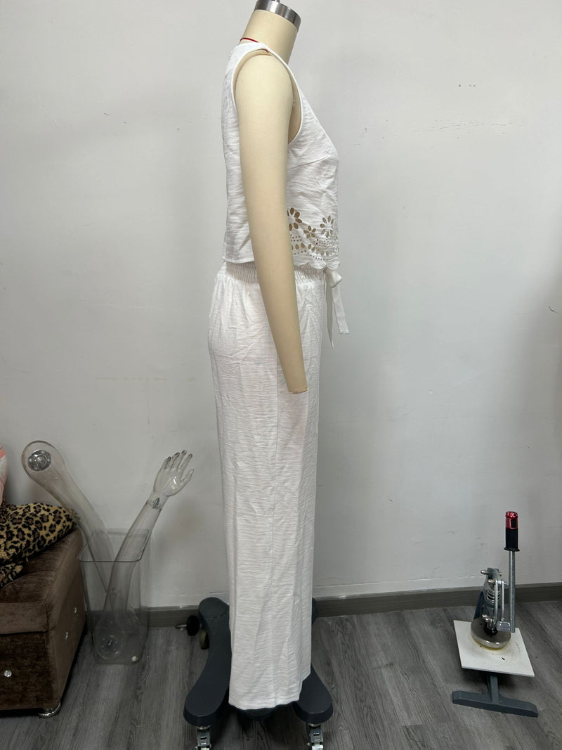 Women's Casual Pants Two-Piece Set.