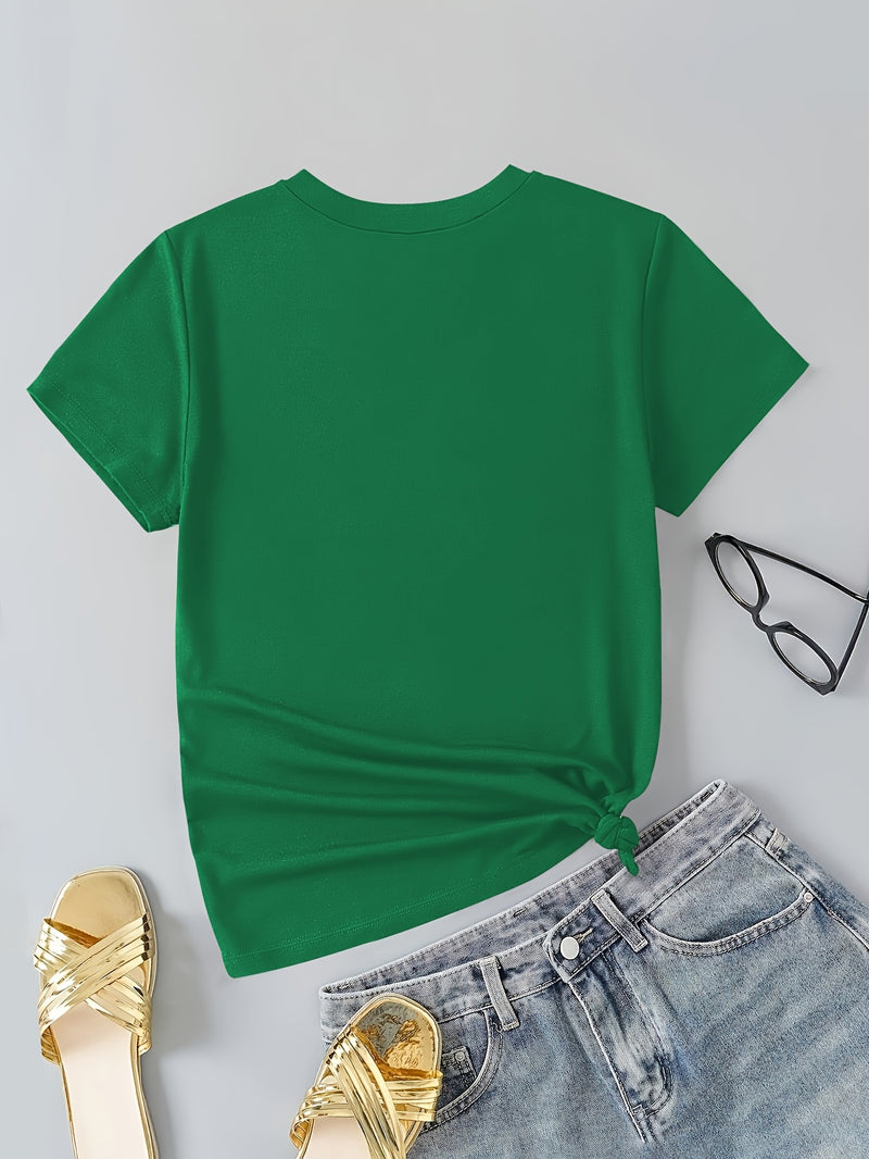Women’s Graphic Summer Casual Short-Sleeve T-Shirt.