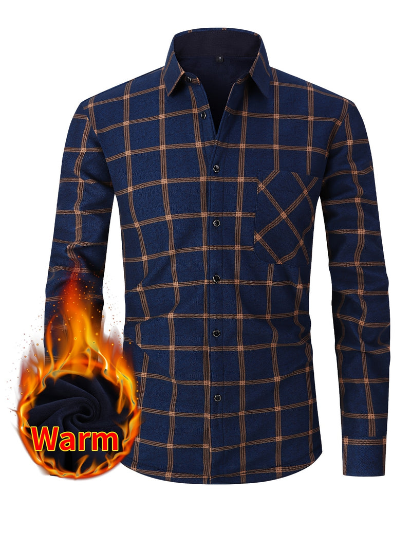 Men's Flannel Checkered Shirt.