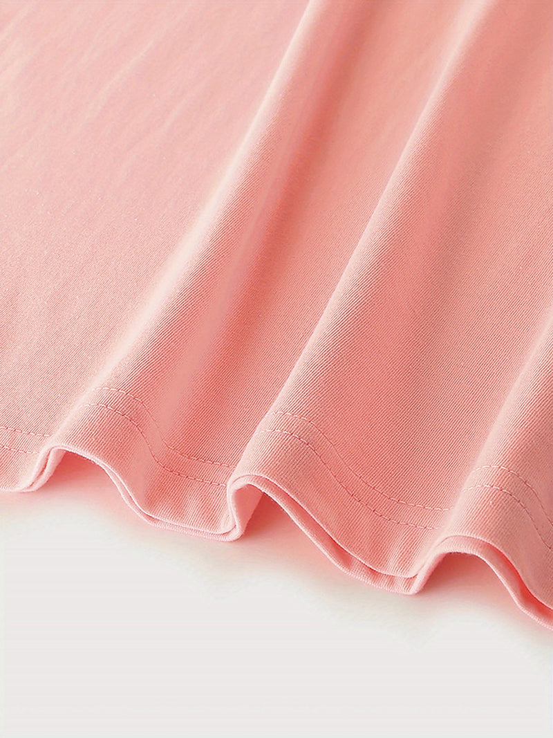 Women’s Short-Sleeve Round-Neck Pure T-Shirt.