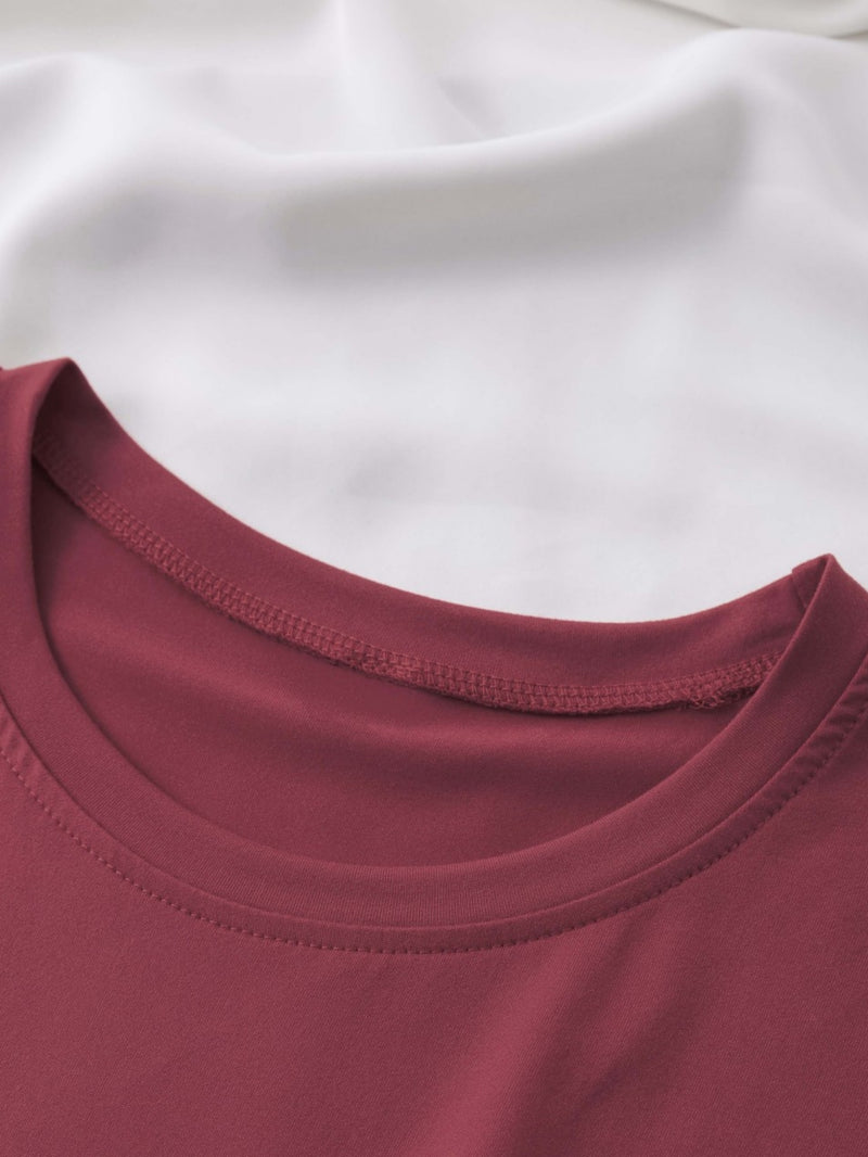 Women's T-shirt with a Printed Silhouette of a Woman.