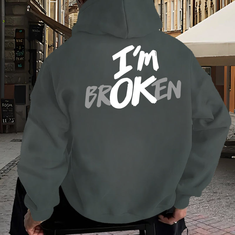 Men's Hooded Sweatshirt.