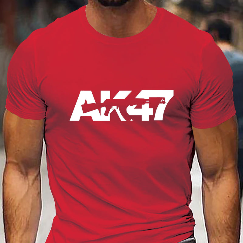 Men's Casual Short Sleeve T-Shirt.