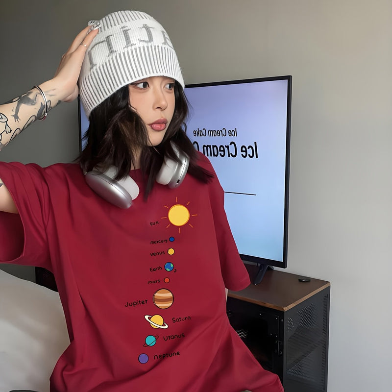 Women’s Trendy Brand Short-sleeve T-shirt.