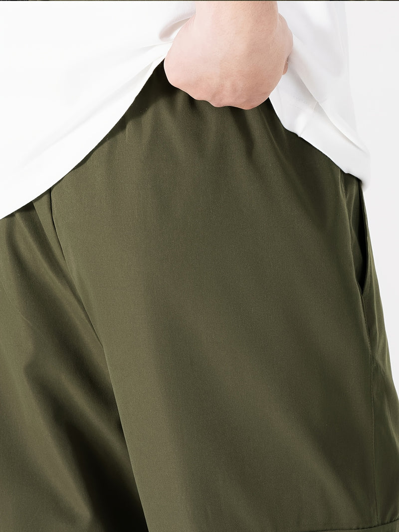 3pcs Men's Heavy-Duty Work Pants.