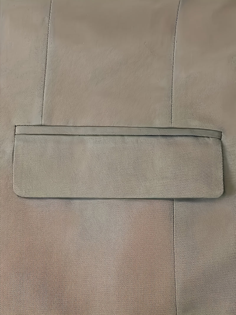 Men's 2pcs Suit Set, Blazer + Trousers, Business Casual.