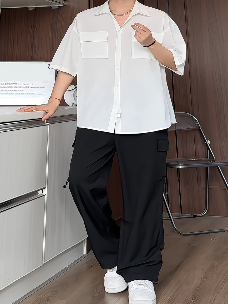 A Two-Piece Men's Casual Outfit.
