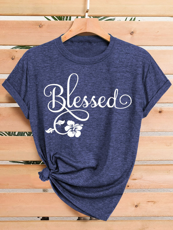 Women's Casual Short Sleeve T-Shirt.