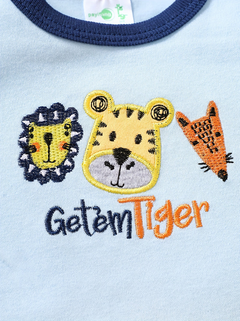 4pcs set of new spring/summer baby boy romper bodysuits.