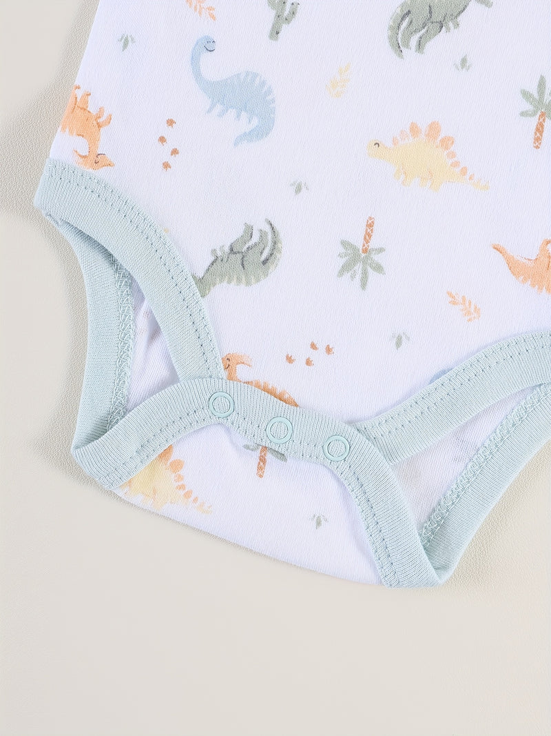 6pcs Summer Outfit Set for Newborn Boys.