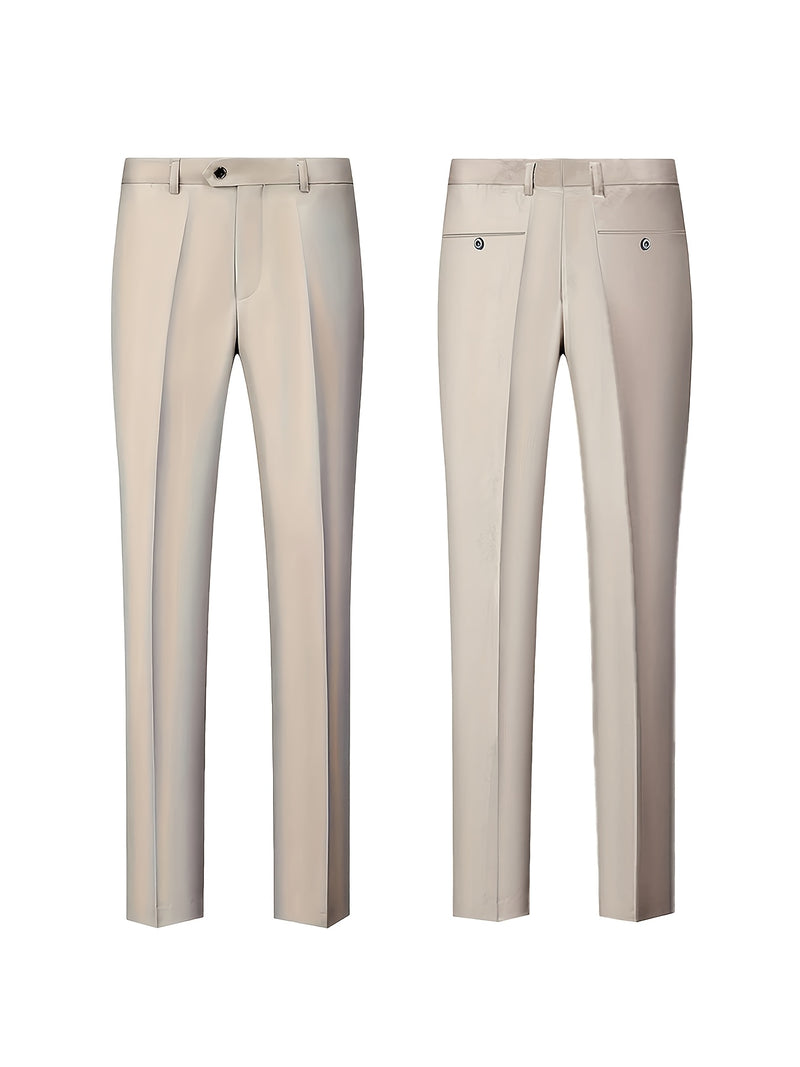 Men'S Premium Two-Piece Suit, Plus-Size Suit Set with Pants.