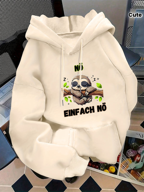 Women's casual hoodie for swear. Fall/winter style with long sleeves.