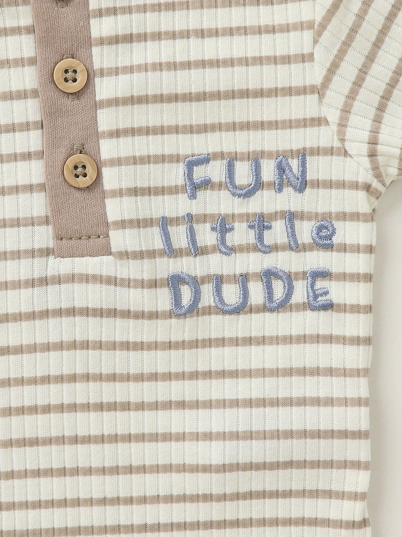 5pcs Set Newborn Infant Romper Animal Dinosaur Striped Suitable for Baby Boy.