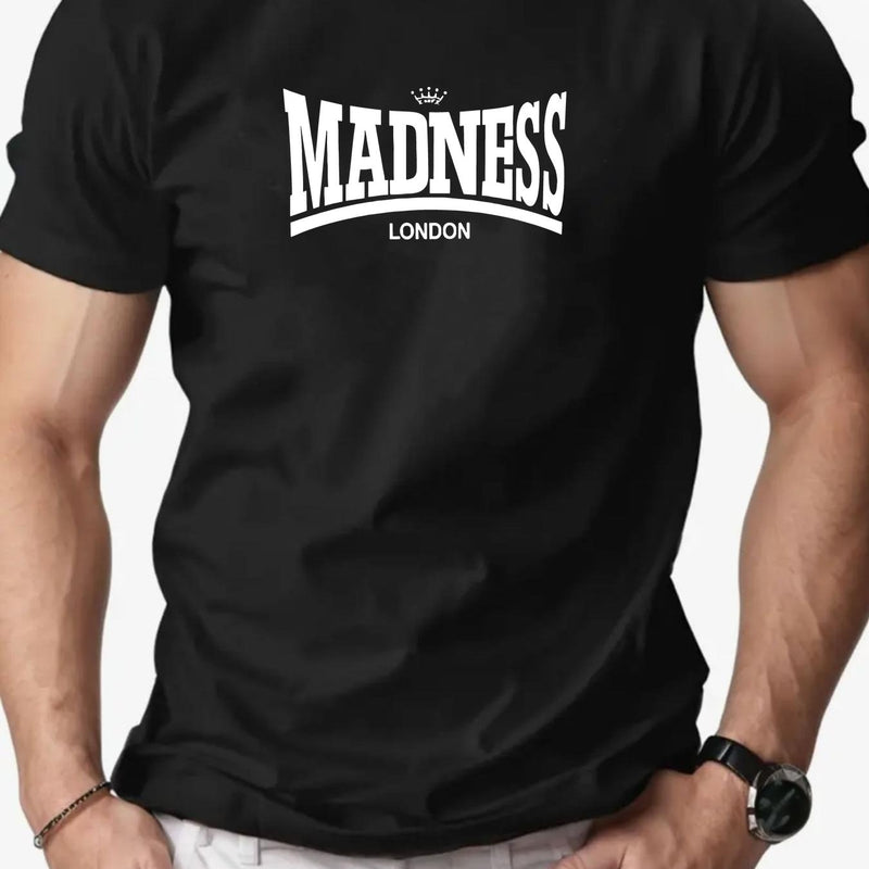 Men's "Madness London" Graphic T-Shirt.