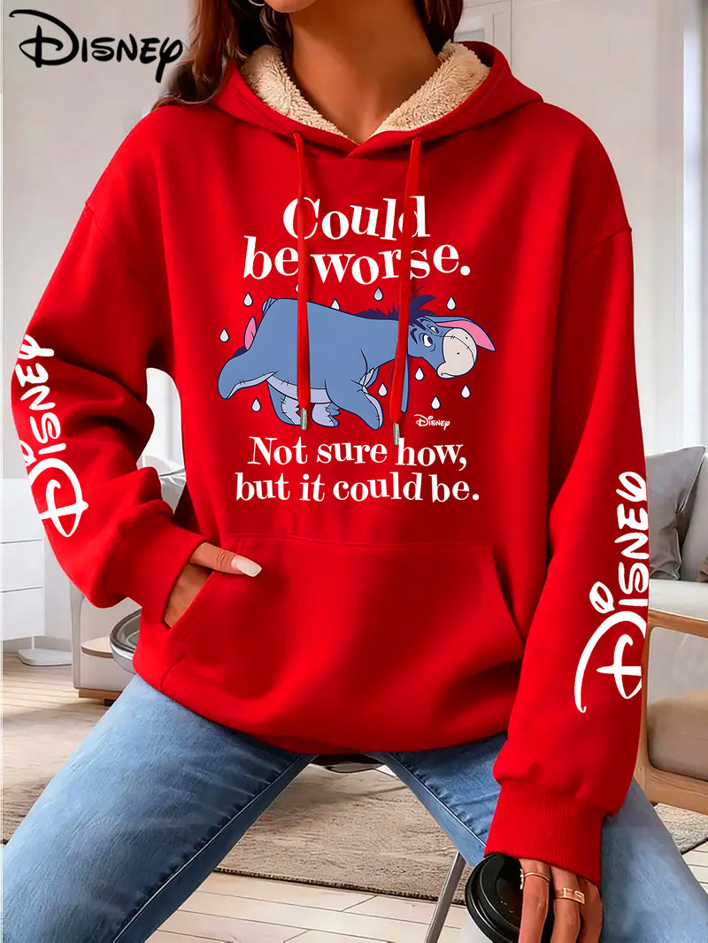 Women's Hooded Pocket Sweatshirt.