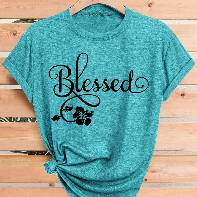 Women's Casual Short Sleeve T-Shirt.