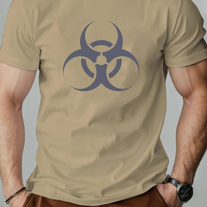 Men's Casual Crew Neck Short Sleeve T-Shirt.