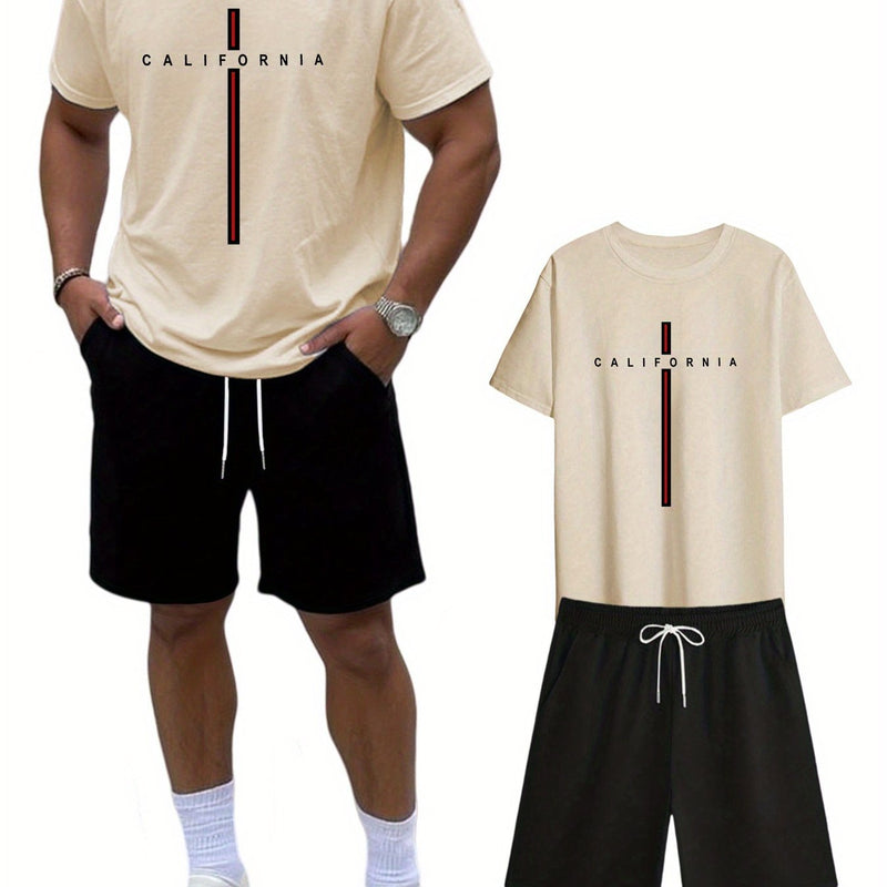 Plus-Size Men's Casual Short-Sleeve Shirts Paired.