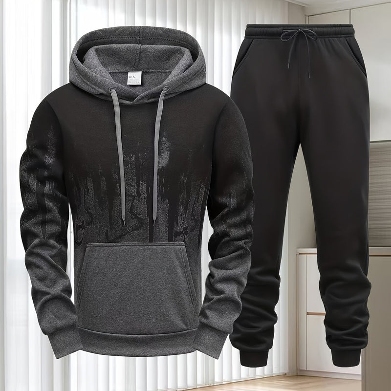 Men's Hooded Sweatshirt & Joggers Set.