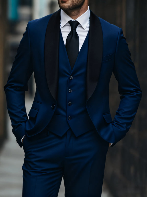 Men's 3pcs Suit Set, Wedding Dress, Vest, Work Uniform.
