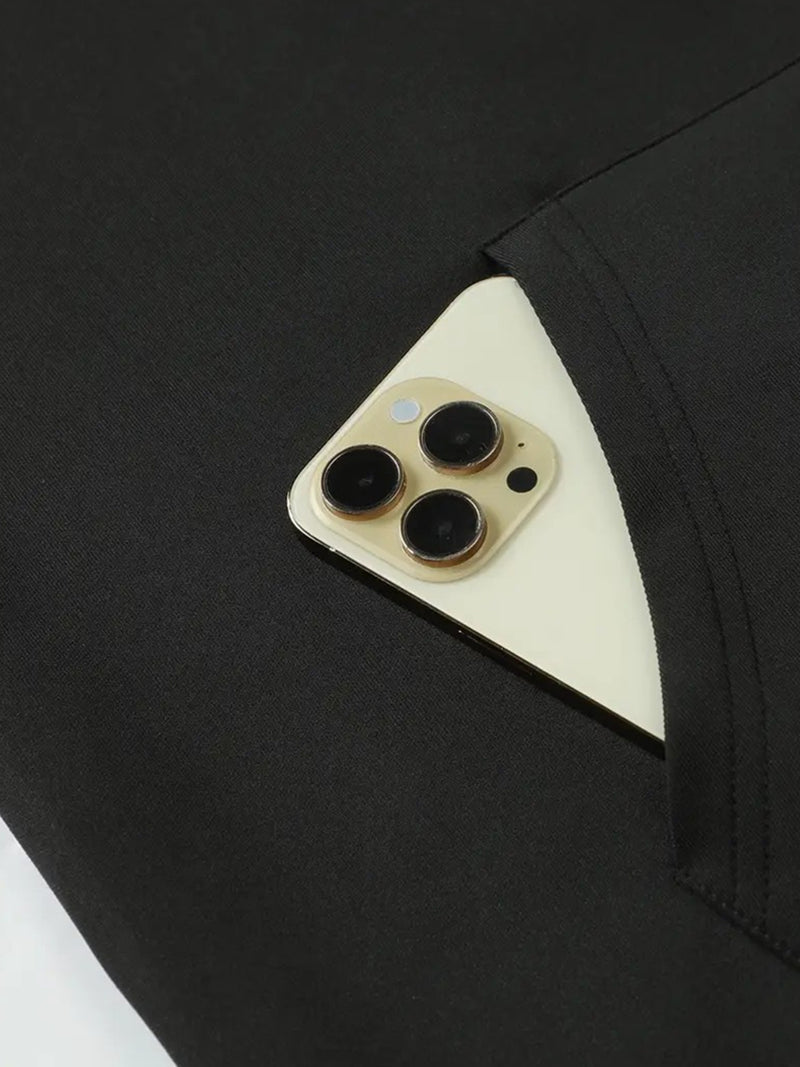 Men's Spanish Flag & Spain Lettering Print Hooded Jacket.