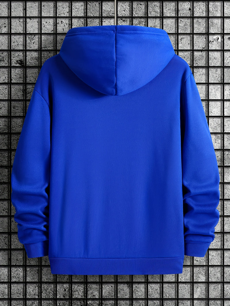 Men's Casual Polyester Hoodie.