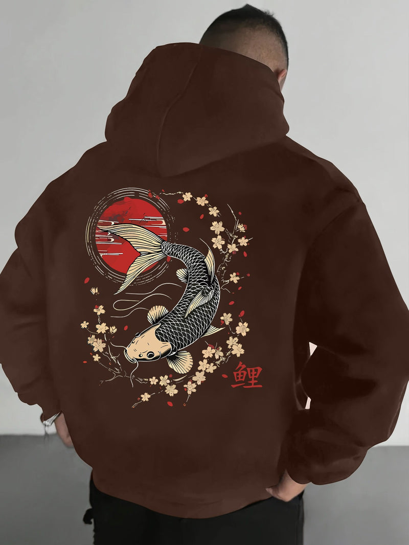 Men's Hooded Sweatshirt Fashionable.