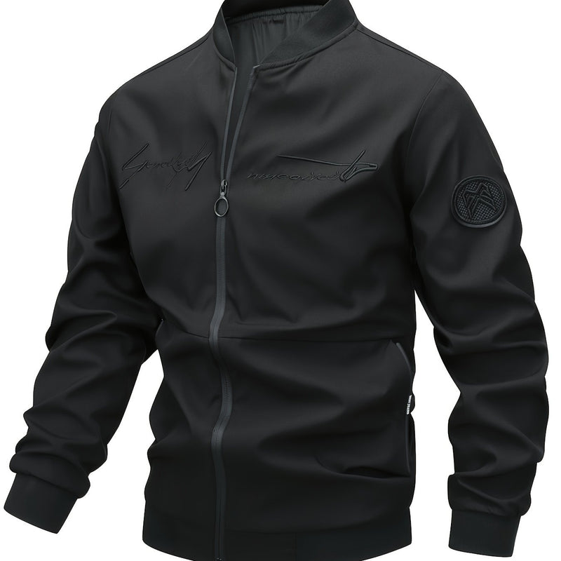 Men'S Casual Versatile Jacket for Young Adults, Stylish Baseball Coat.