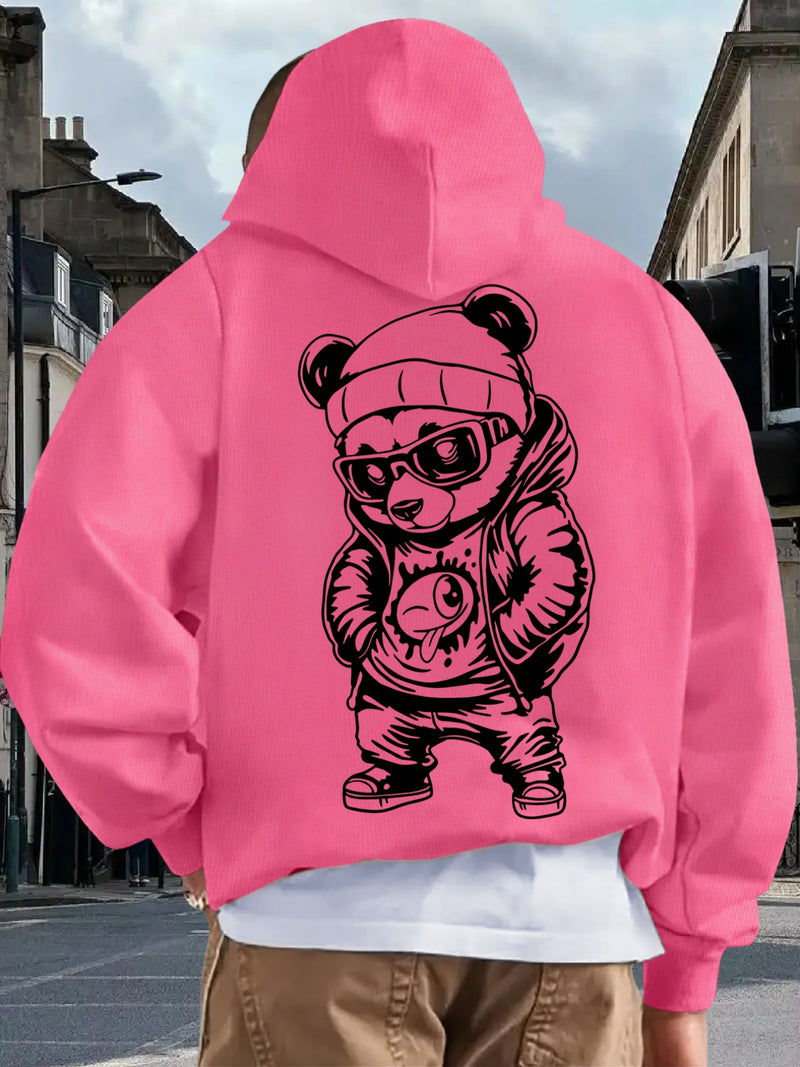 Men's Casual Hooded Sweatshirt.