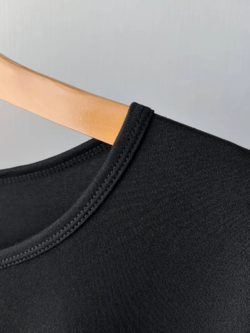A Set of Four Diverse Heart-Patterned T-Shirts for Women.