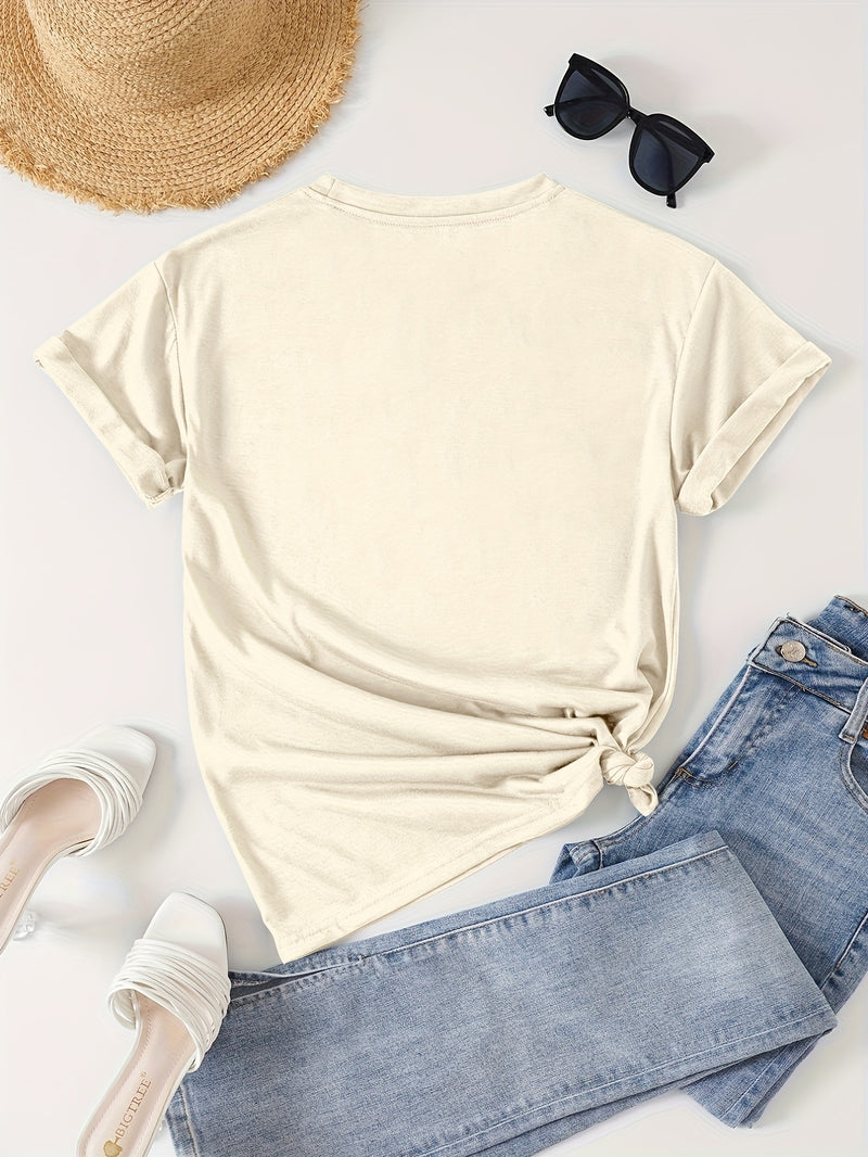 Women’s Casual Short Sleeve T-Shirt.