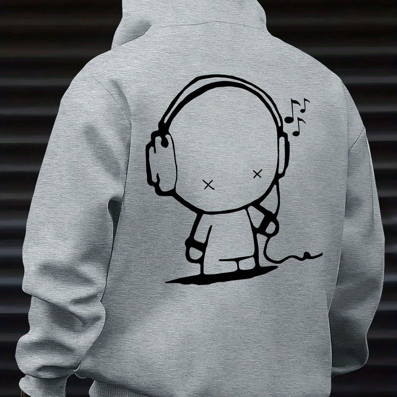 Men's Hooded Sweatshirt.