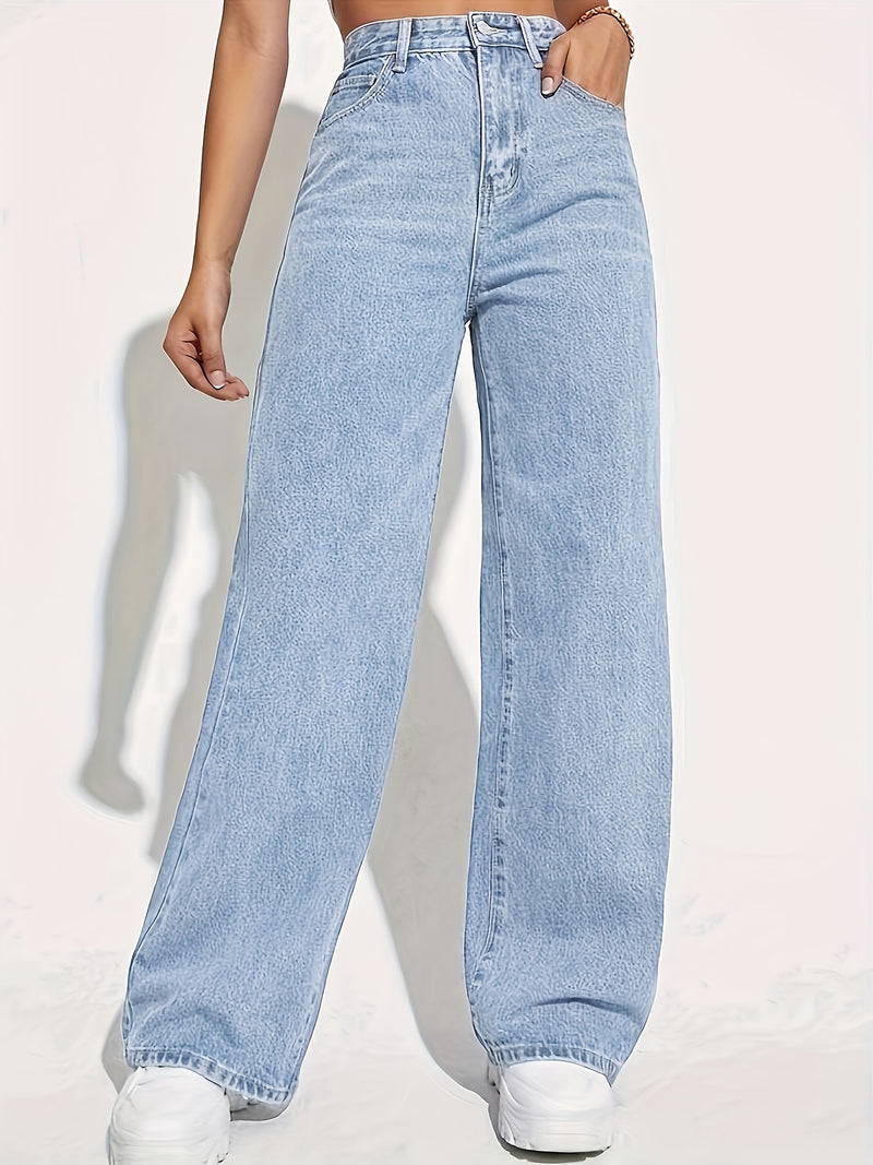 Women's Fashion Stretch Washed Denim Pants.
