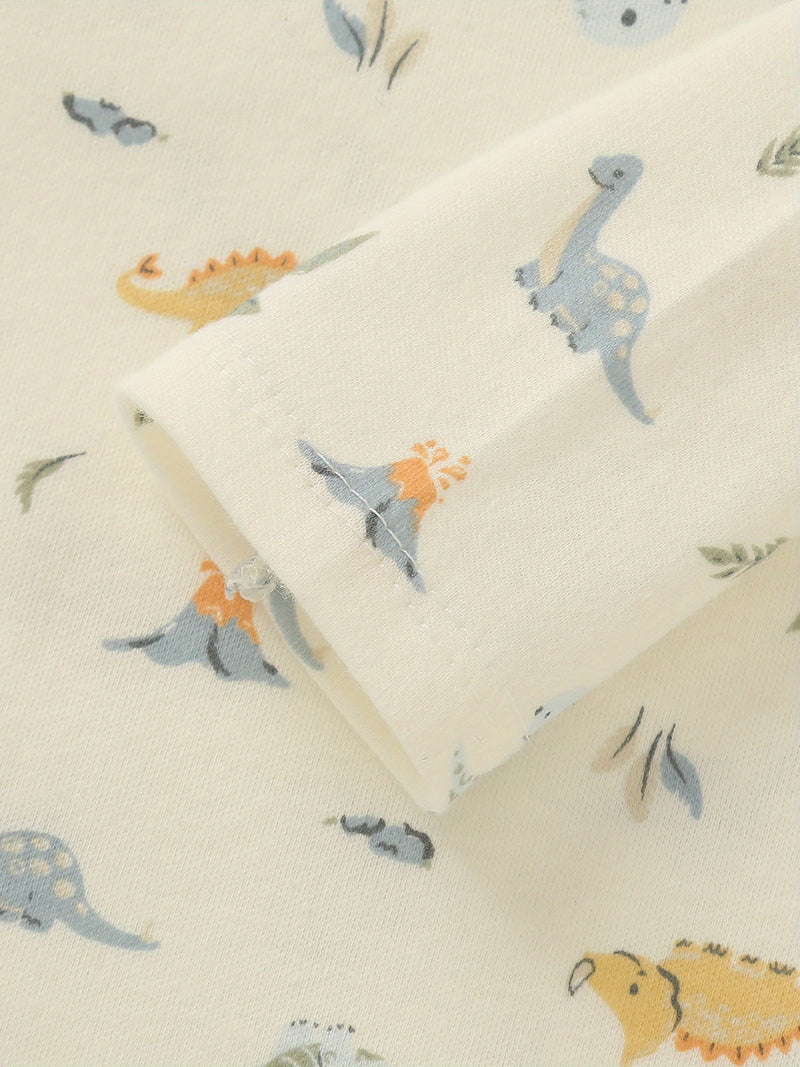 6pcs Set Newborn Infant Triangle Long-Sleeved Romper.