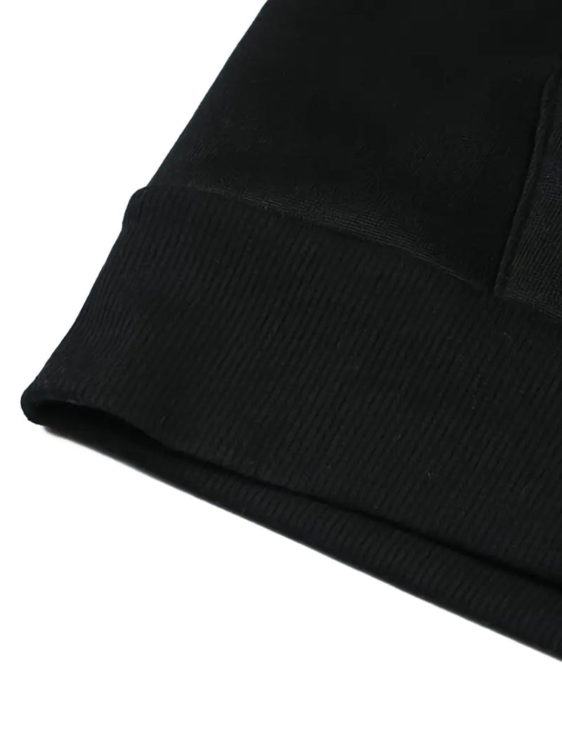 3pcs Trendy Print Sweatshirt, Men's Casual Hooded Sweatshirt.