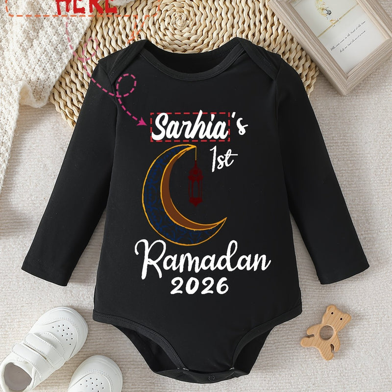 Custom Logo for Autumn And Winter Long-Sleeve Triangle Bodysuit for Baby Girls And Boys.