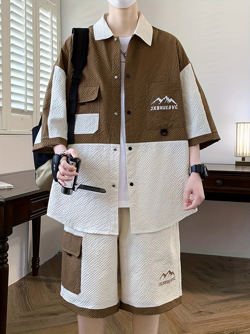 Men's Casual Two-Piece Set for Summer.