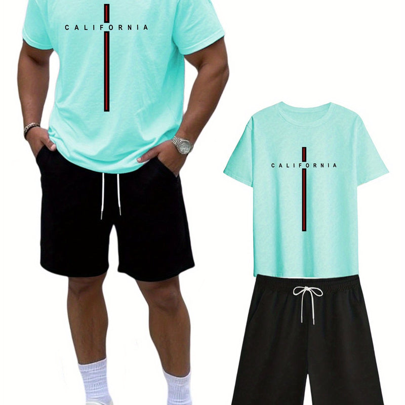 Plus-Size Men's Casual Short-Sleeve Shirts Paired.