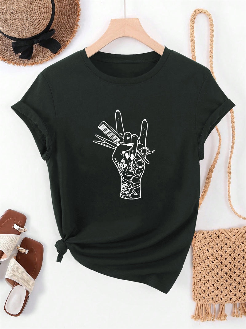 Women’s Summer Casual Short-Sleeve T-Shirt.